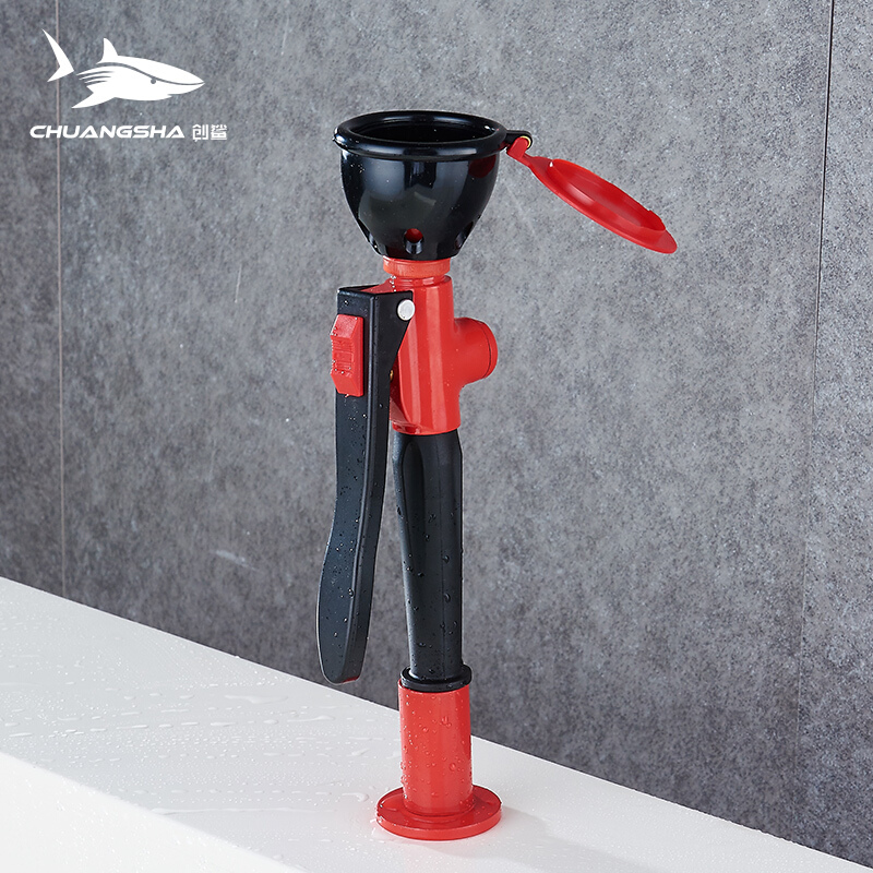 创鲨铜喷塑单口洗眼器验厂台式移动喷淋实验室洗眼器