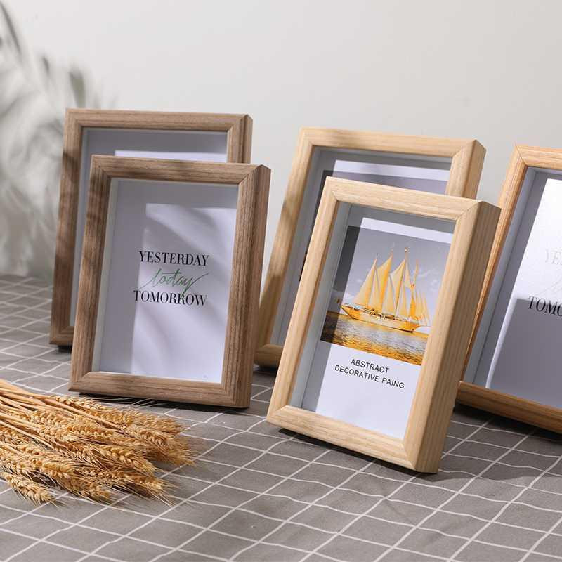 Nordic creative photo frame wall mounted wooden photo frame|ruв категории Домашний быт, рамка/рамка - от Buy2taobao.com для оказания профессиональной услуги покупки агента Taobao