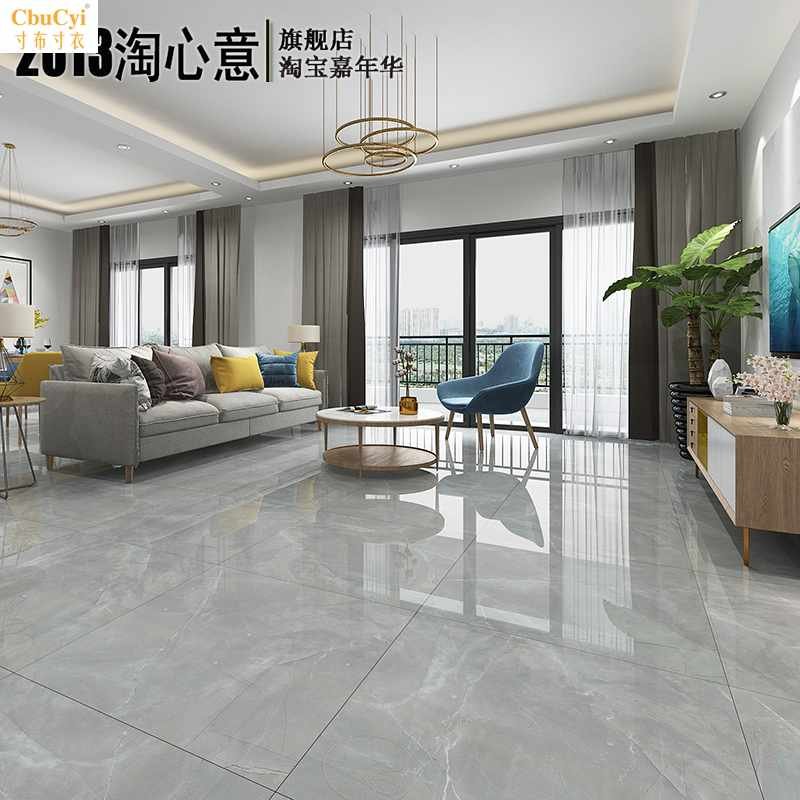 意大利灰色通体大理石瓷砖客厅地砖800x800防滑耐磨通体砖