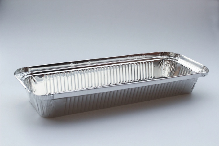 一次性锡纸盒烧烤串餐盒长方形锡箔纸盒烤箱烤鱼外卖打包铝箔纸盒