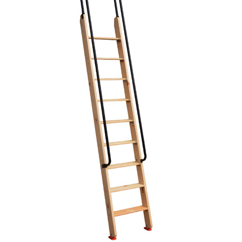 高档上下铺家爬梯室内实木梯子直用d阁楼楼梯登高梯质易木简小奢