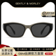GM高级感曲面屏猫眼墨镜女显脸小防紫外线方圆脸2025新款太阳眼镜