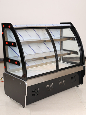 1米凉菜开门熟食鸭脖前后展示柜冷藏小型卧式点菜柜保鲜柜商用