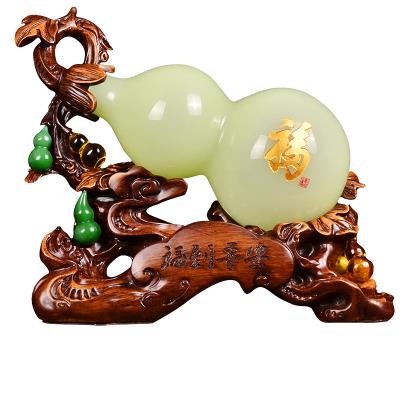 正品葫芦摆件 琉璃玉葫芦 客厅招财风水开业礼品玄关酒柜创意家居