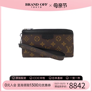 中古LV路易威登A级95新Zippy Dragonne钱包长款钱包老花BRANDOFF