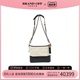 中古CHANEL香奈儿女包A级95新shoulder bag黑白撞色流浪包单肩包