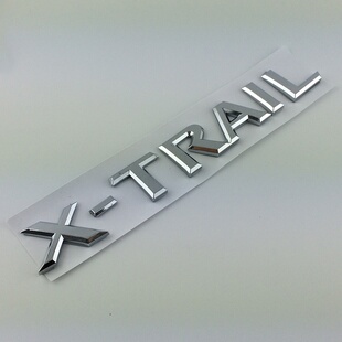 适用于东风日产奇骏车标奇骏英文字母x-trail车标后备尾箱贴标