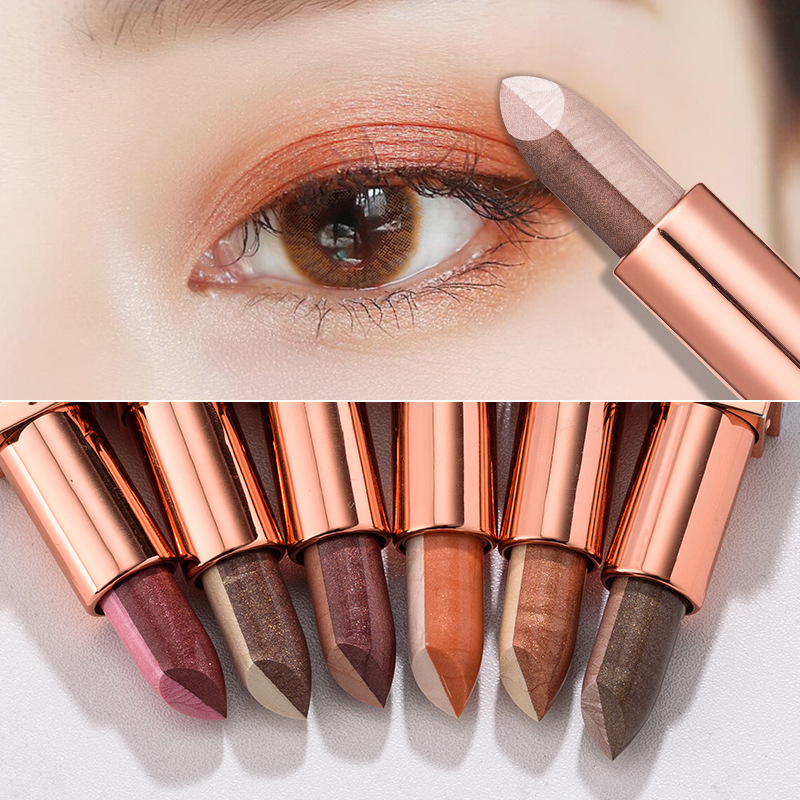 懒人眼影棒一抹成型双色新手初学者珠光防水网红眼影大地色已售33￥63