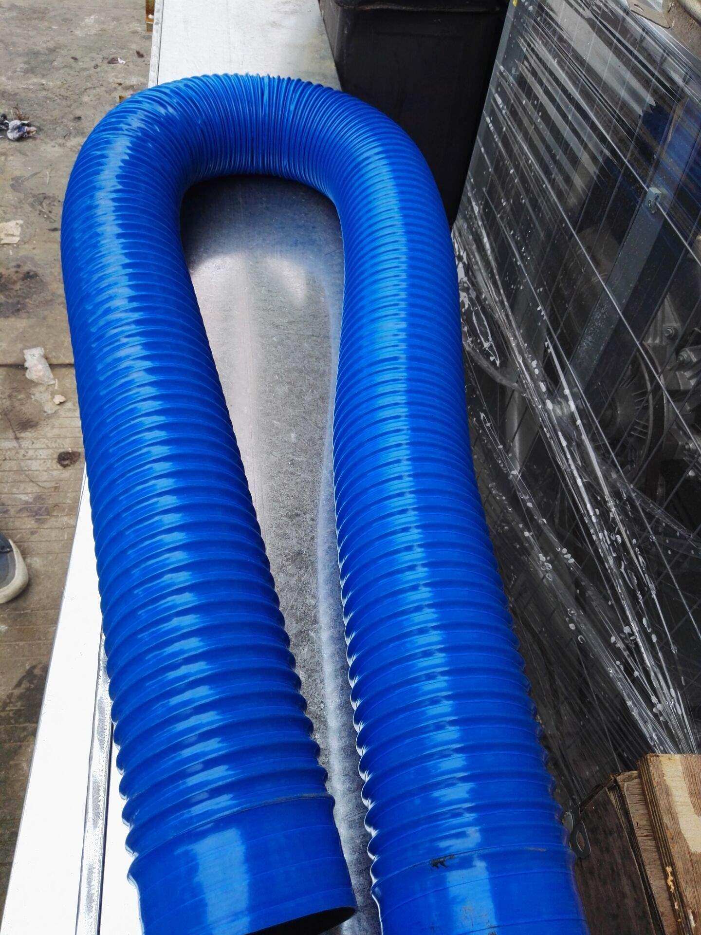 2021pcvc软管波纹管塑料pvc蓝色通风管塑胶工业吸尘管软管排水管