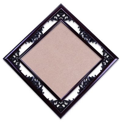 中式古典仿古镂空画框福字k双框十字绣梅兰竹菊装裱框架表复古相