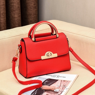女士韩版小包包红色图片