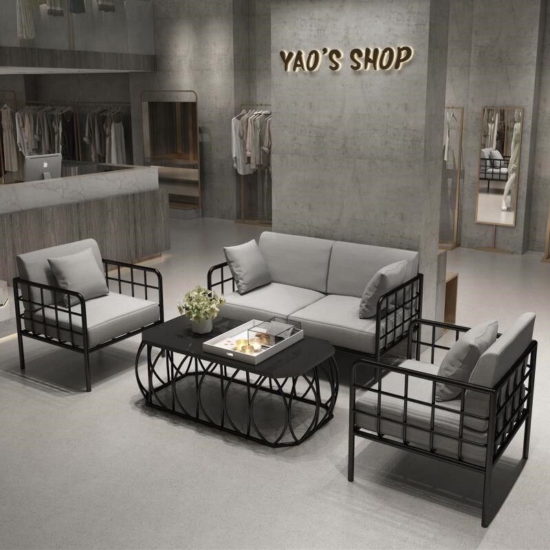 江苏 连云港格林泰商贸城的小店住宅家具铁艺沙发更新时间:2022年01月