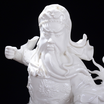 武财神关公像瓷佛像图片