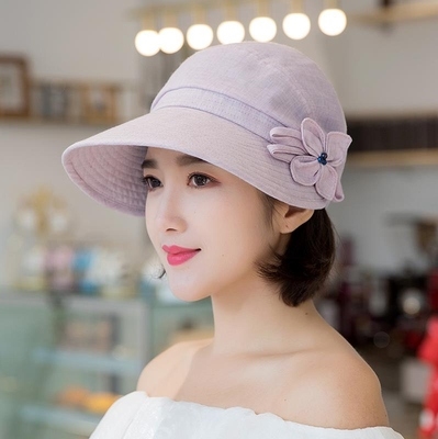 太阳中老年人帽子女中年妈妈夏季款遮阳妇女夏天老人中年人户外