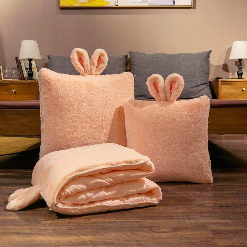 抱枕被子两用夏季枕头被子二合一抱枕车内抱枕女生被子车载抱枕