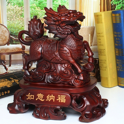 麒麟摆件大号招财纳福图片
