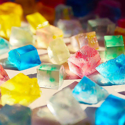 新品儿童节网红少女心抖音吃播琥珀糖高颜值玻璃糖