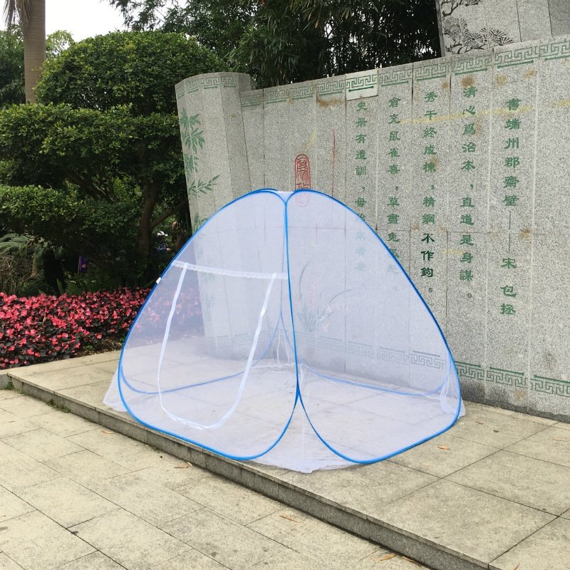 户外蚊帐网纱室外便携式可折叠简易蚊帐单人帐篷大尺寸帐幔蚊帐网