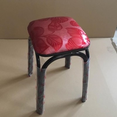 凳凳家用店餐厅换鞋四脚凳子叠加圆凳铁铁腿美发三脚圆形凳洗脚低