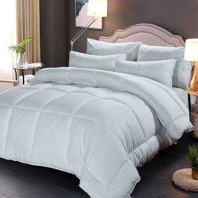 宾馆酒店专用被子民宿春秋被白色被芯羽丝绒冬被加厚保暖床上用品