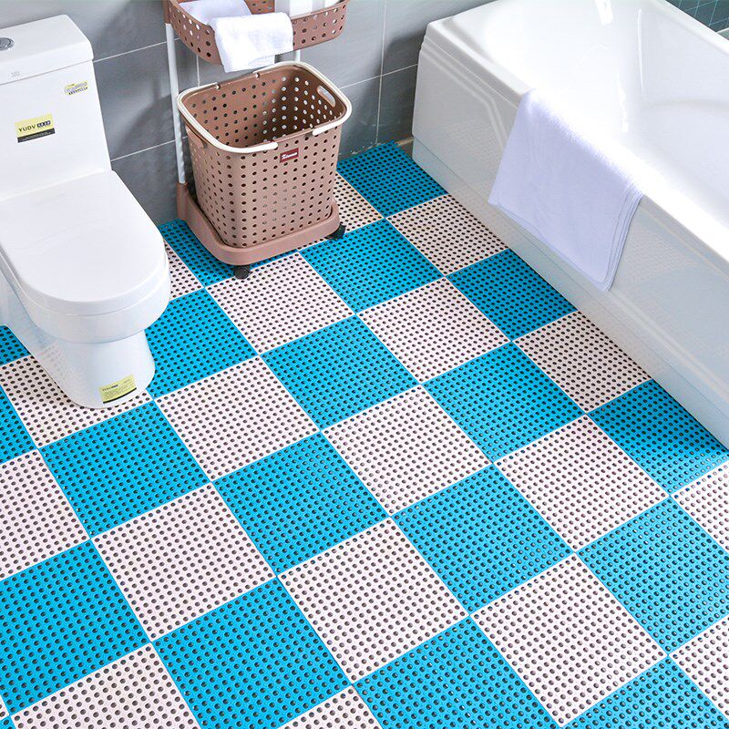 卫生间地垫防滑垫全铺北欧酒店专用用品浴室淋浴房镂空隔水厕所防