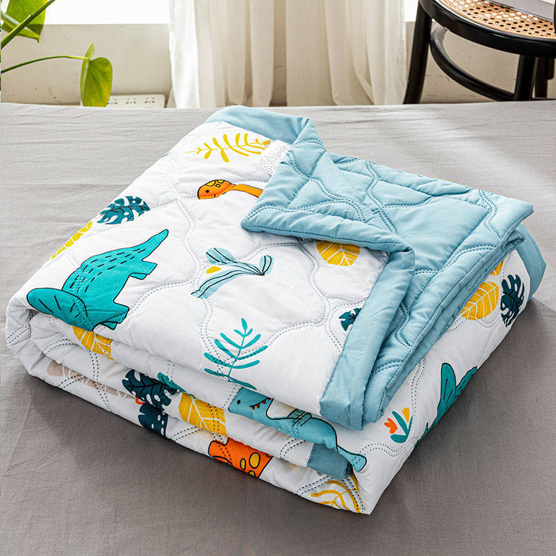 太空被春秋款全棉夏季夏天被子薄款宿舍小清新空调被可水洗机洗