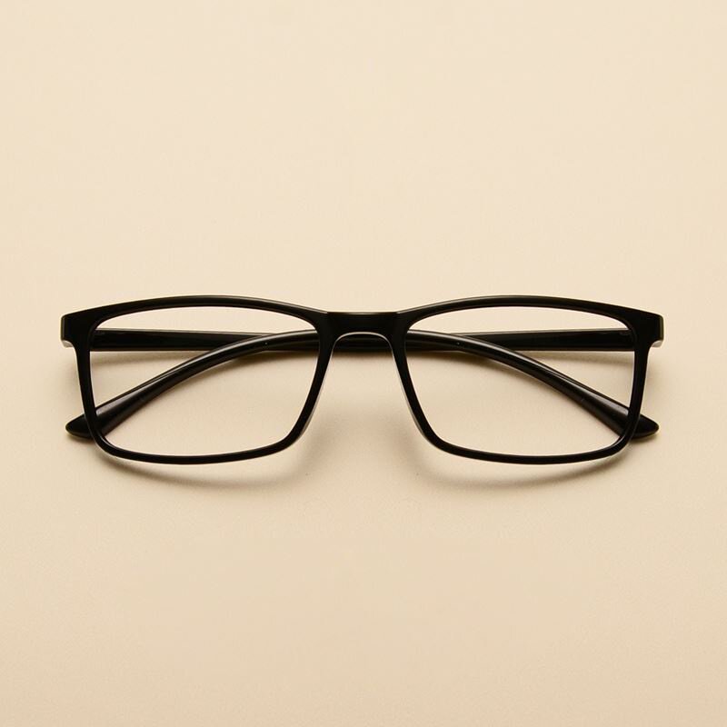 新款轻盈tr90近视眼镜架男女潮款方形眼镜框配防蓝光镜片成品