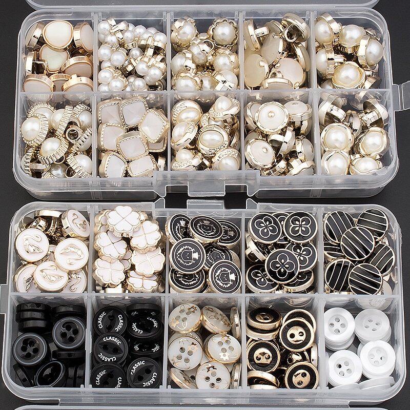 衣服装饰扣子各种大全袖扣衣服装饰配件扣子高端隐形按扣百搭钉扣