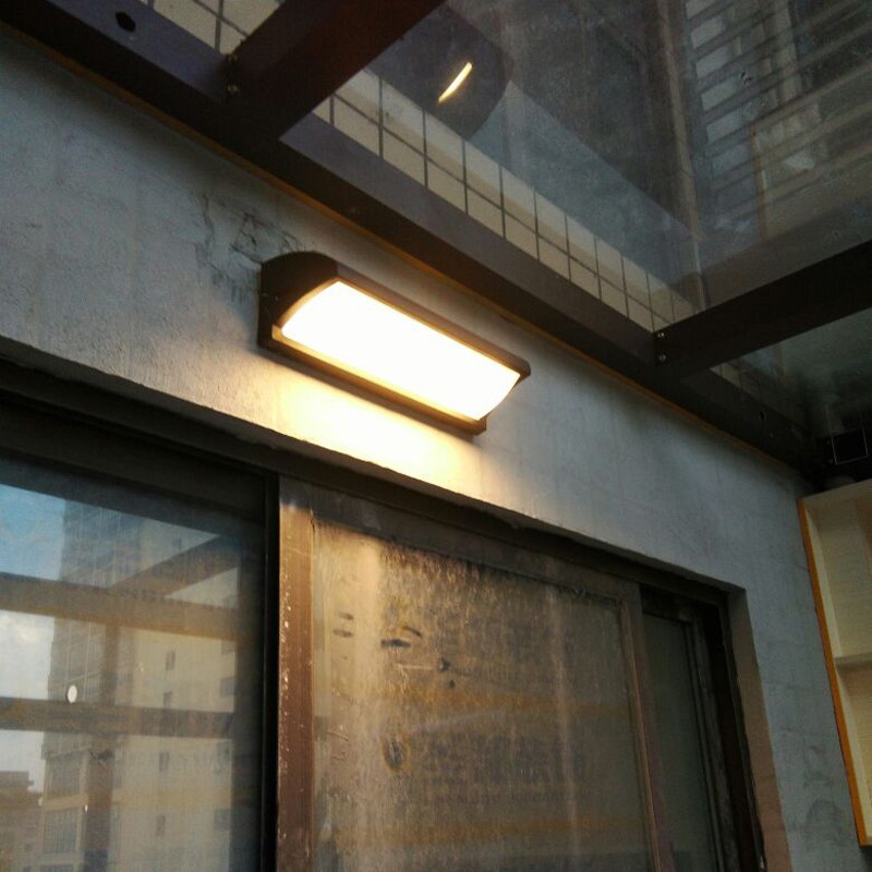 门前灯入户大门灯现代简约门灯室外门头灯庭院户外防水壁灯感应灯