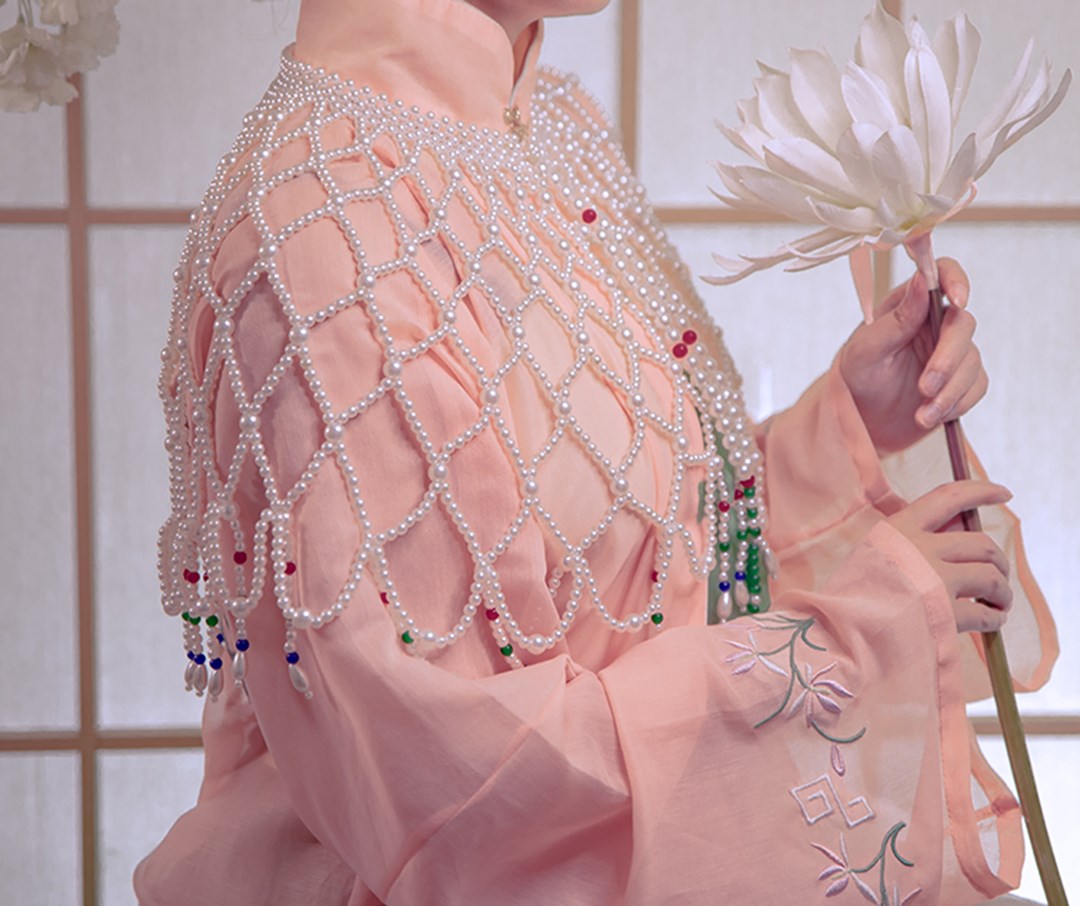 高贵妃贵妃延禧攻略珍珠古风汉服仙气肩链百搭项链