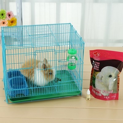 荷兰猪兔笼子笼豚鼠二层子特大号笼子兔大号包邮兔子平台