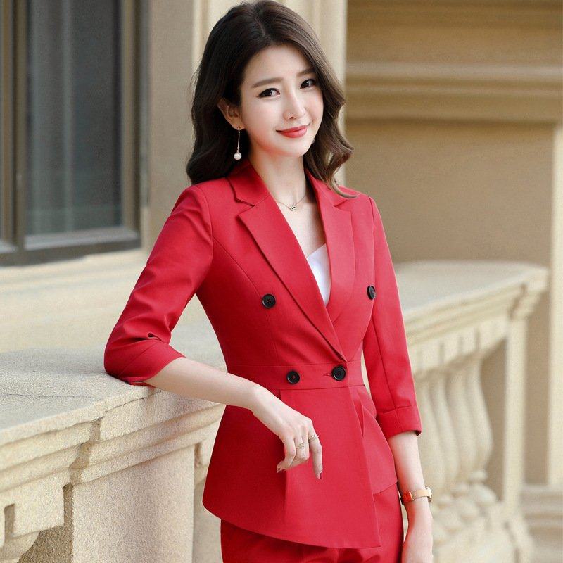 网红女士正装套装职业装