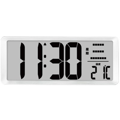 超大屏挂钟时间表电子挂墙液晶闹钟数字家用时钟卧室客厅简约台钟