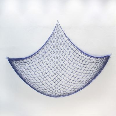 彩灯粉色吊顶幼儿园渔网海洋风地中海浅蓝m色几何图案照片墙装饰