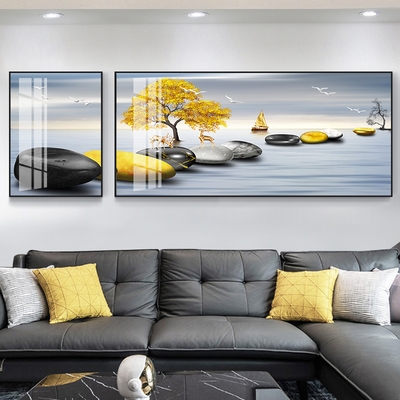 壁画客厅挂画简欧北欧风格图片