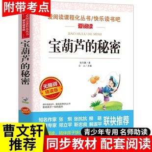 宝葫芦的秘密四年级必读下册课外书 张天翼原著正版 天地出版社 人民教育文学书目 小学生三年级五年级阅读书籍完整版 宝葫芦里 娃