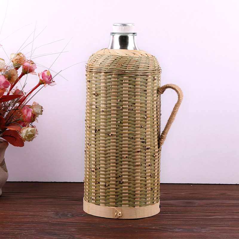 竹编暖壶茶瓶开水瓶老式大额优惠券