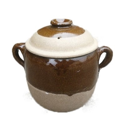 土瓦罐老式陶土老沙罐煨汤罐砂罐带盖小号传统无釉家用煲汤沙锅炖