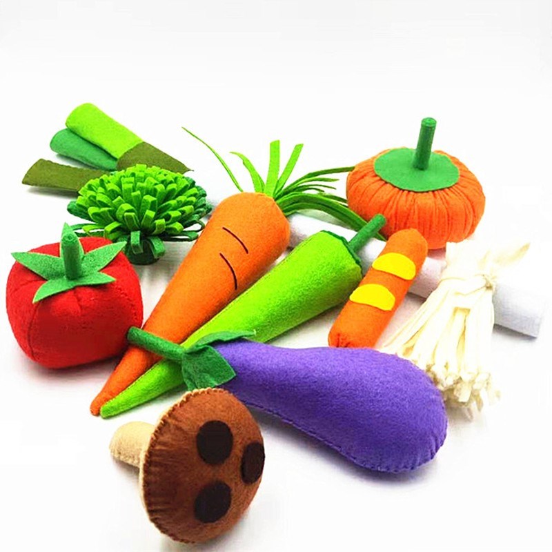 不织布手工食物仿真水果蔬菜成品组合过家家幼儿园玩具手工