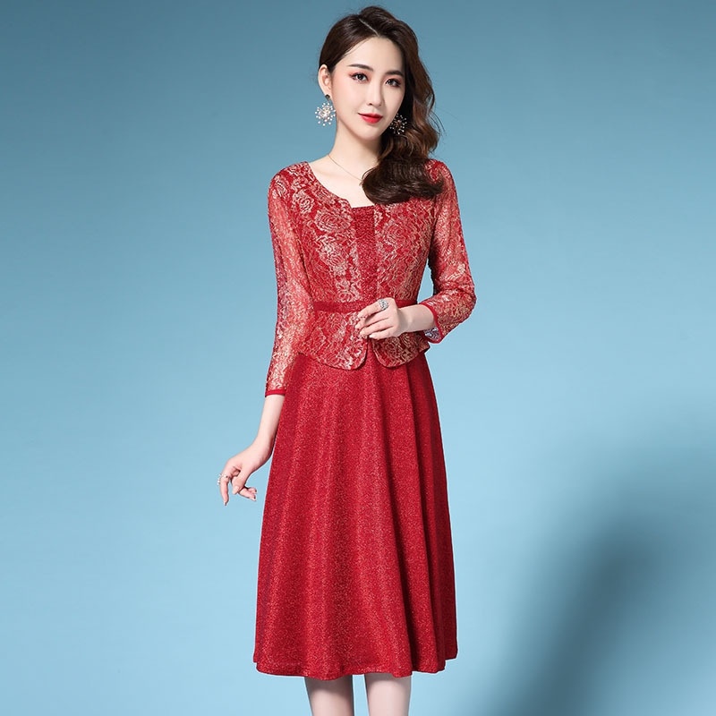 五一婚礼婆婆装喜婆婆婚宴装结婚妈妈装参加儿子女儿婚礼的衣服