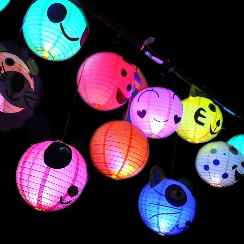 1花灯手工纸灯中秋节儿童灯笼diy制作材料包元宵节创意挂饰幼儿园