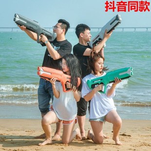 中国黑科技水枪加特琳脉冲泼水节背包大容量高压专用喷新款喷呲滋