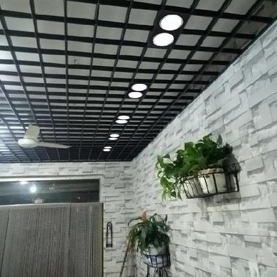吊顶铅集成饰顶黑色餐厅装格铝铁客厅网屋铁艺铝格栅婚庆立即购买店铺