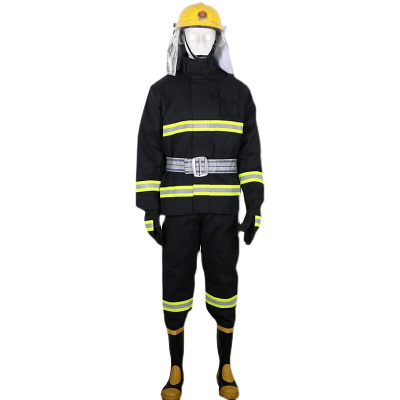 消防战斗服套装02款7件套消防员服装灭火隔热防护服防火服工作服