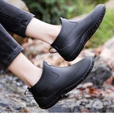 雨鞋女士防滑雨靴子秋冬加绒中短筒时尚款女式胶鞋套鞋低帮防水鞋