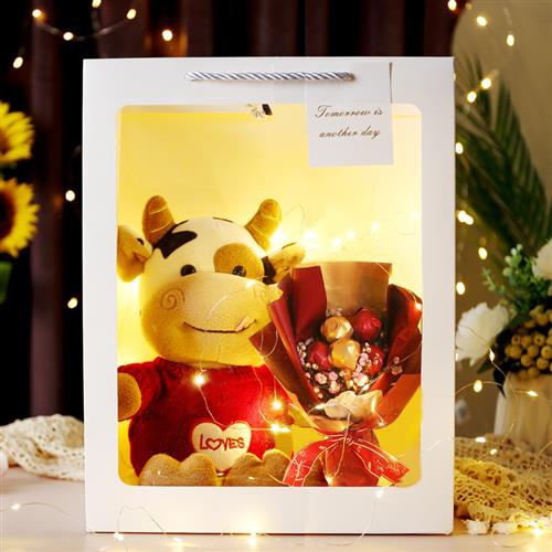 闺蜜礼物卡通男生生日朋r友妇女节学生三八本命年送送女友属牛女