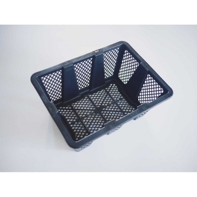 山竹水果框蔬菜鸽子宠物运输框有盖周转塑料筐包装箱物流框红色