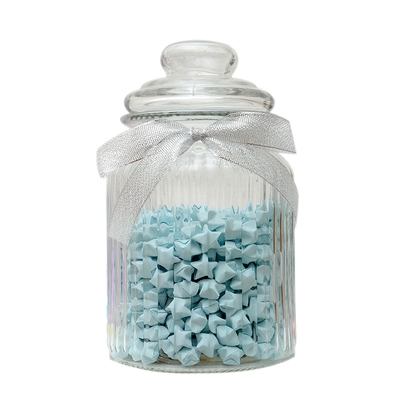 折纸星星成品瓶装图片