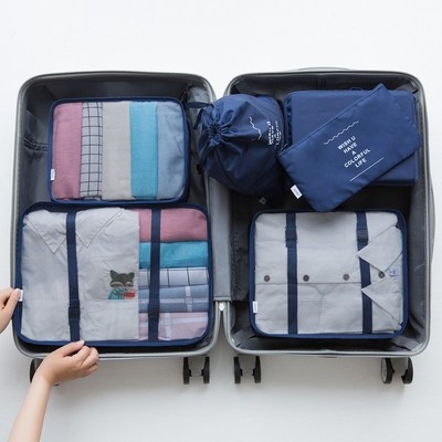 行李箱收纳袋旅行衣服整理包分装6件套装20寸j26内28里的24衣物22