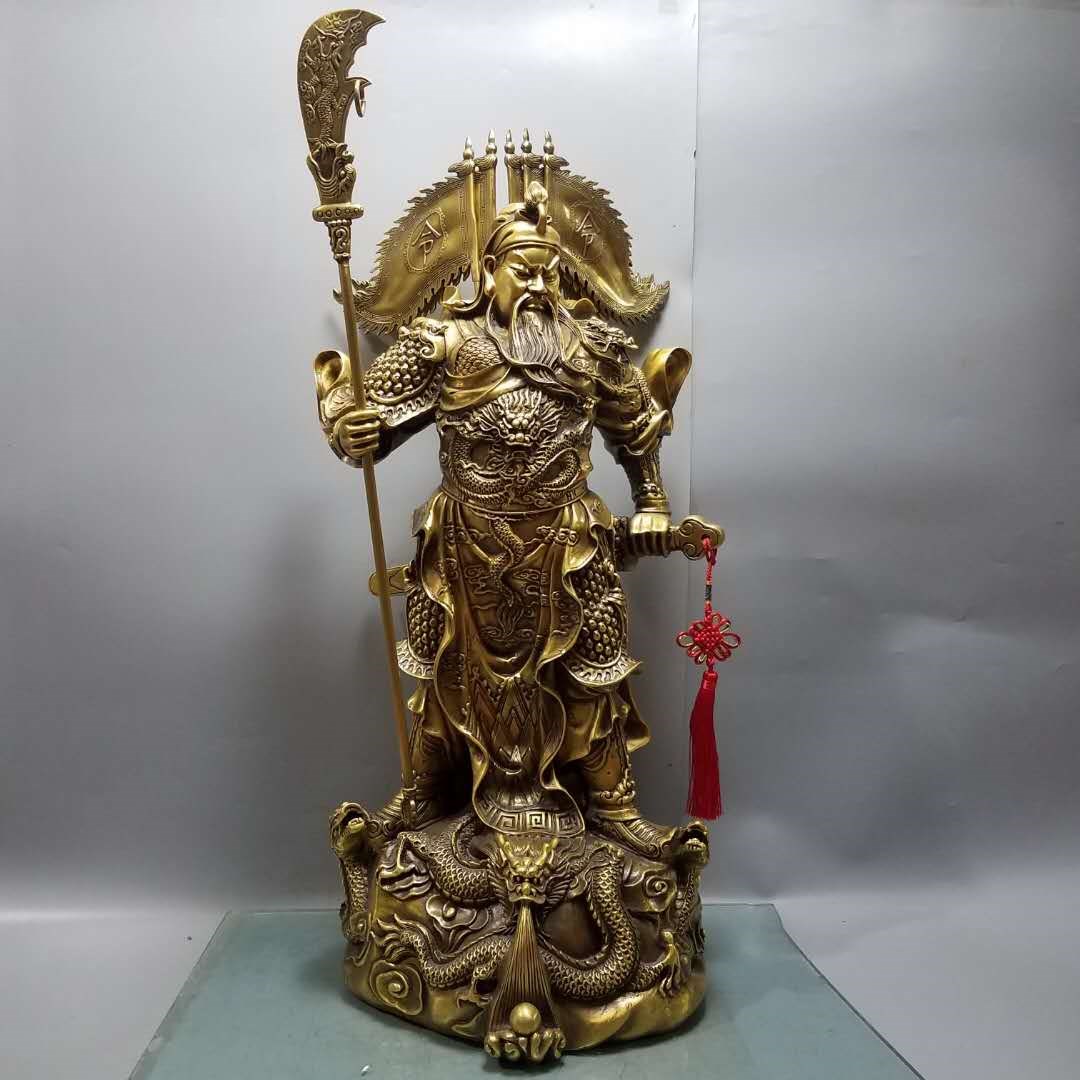 财神爷佛像纯铜关公图片